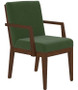 Canadel Modern Dining Chair 5179 in Cognac Washed 9K Velvet