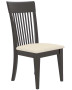 Canadel Gourmet Dining Chair 9206 in Ebony Washed 6K Sunbrella