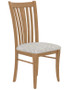 Canadel Core Dining Chair 0351 in Honey Washed FP Crypton Fabric