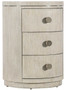 Hooker Furniture Modern Mood Round Nightstand in Diamond