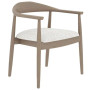 Canadel Downtown Dining Chair 5191 in Weathered Grey Washed FE Crypton Fabric