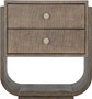 Hooker Furniture Modern Mood Nightstand with Two Drawers in Mink