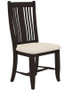 Canadel Core Dining Chair 2250 in Ebony Washed 6K Sunbrella