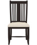 Canadel Core Dining Chair 2250 in Ebony Washed 6K Sunbrella