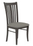 Canadel Core Dining Chair in Daveys Grey TN Fabric