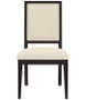Canadel Core Dining Chair 312 in Ebony Washed 6K Sunbrella