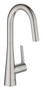 GROHE Zedra Pull-Down Kitchen Faucet in SuperSteel Infinity
