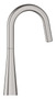 GROHE Zedra Pull-Down Kitchen Faucet in SuperSteel Infinity