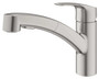 GROHE Eurosmart Pull-Out Kitchen Faucet in SuperSteel Infinity