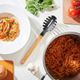 Epicurean Gourmet Series Utensils Natural Black Pasta Server