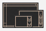 Epicurean Frank Lloyd Wright 9.75 x 6.88 Inch Cut  Serve Board