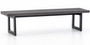 Four Hands Judith Outdoor Dining Bench in Black