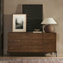 Four Hands Eaton Dresser with 9 Drawers in Amber Oak Resin