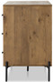 Four Hands Eaton Dresser with 9 Drawers in Amber Oak Resin