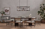 Four Hands Benton Dining Chair in Savile Flannel