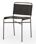 Four Hands Irondale Collection Wharton Distressed Black Dining Chair