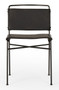 Four Hands Irondale Collection Wharton Distressed Black Dining Chair