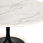 Four Hands Hughes Collection White Marble Powell Dining Table