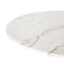 Four Hands Hughes Collection White Marble Powell Dining Table