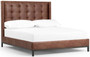 Four Hands Newhall Bed King Sized 55 Inch in Vintage Tobacco