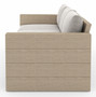 Four Hands Solano Collection Stone Grey  Washed Brown Leroy Outdoor Sofa
