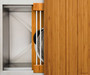 The Galley 24-Inch Natural Golden Bamboo Ideal Workstation 2C
