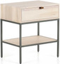 Four Hands Trey Nightstand in Dove Poplar