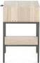 Four Hands Trey Nightstand in Dove Poplar