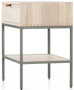 Four Hands Trey Nightstand in Dove Poplar