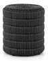 Four Hands Grass Roots Collection Vintage Coal Madura End Table