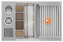 The Galley Gray Ideal WashStation 30S