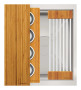 The Galley Natural Golden Bamboo Ideal BarStation 18