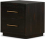 Four Hands Suki Nightstand in Burnished Black