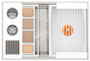 The Galley White Ideal Washstation 30S