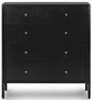 Four Hands Soto Dresser with 5 Drawers in Black