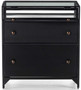 Four Hands Shadow Box Nightstand in Black