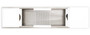 The Galley 84-Inch White Ideal Workstation 7S