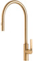The Galley High Flow Ideal Tap in Brushed Gold Stainless Steel