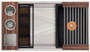 The Galley 36-Inch Ideal WashStation 3S in American Black Walnut