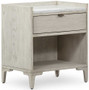 Four Hands Viggo Nightstand in Italian White Marble