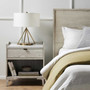 Four Hands Viggo Nightstand in Italian White Marble