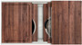 The Galley 36-Inch Ideal ThinTop Workstation 3S in American Black Walnut