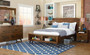 Home Trends  Design London Loft Walnut King Bed