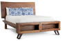 Home Trends  Design London Loft Walnut Queen Bed