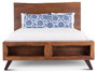 Home Trends  Design London Loft Walnut Queen Bed