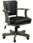 RAM Game Room Slate Swivel Game Chair with Arms