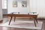 HB Home Mid-Century Modern 7-Foot Air Hockey Table