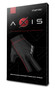 Cuetec Large Left Hand Axis Glove for Billiards in BlackRed