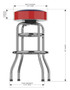 Fan Life Chicago Cubs Bar Stool