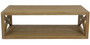 Sunset West Coastal Teak X Coffee Table in Coastal Teak